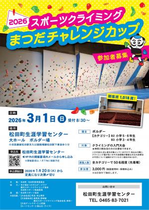 クライミングチラシ