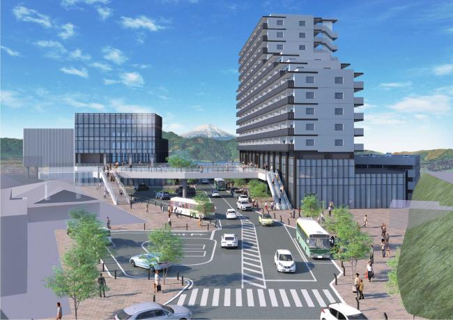 新松田駅北口地区パース