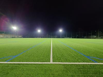 LED化したみやまグラウンドのナイター照明