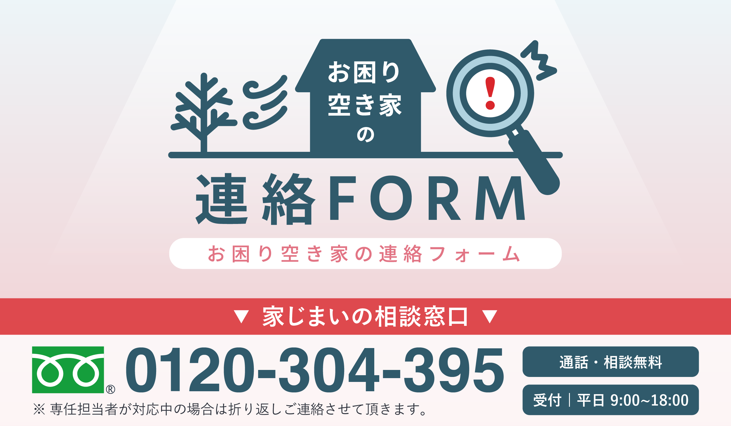 空き家お困り連絡フォーム