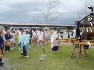 寒田神社例祭の風景写真その2