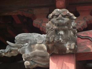 長谷観音寺（桜観音）の狛犬の写真