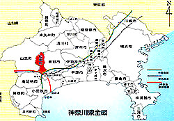 神奈川県内マップ